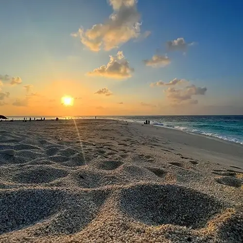 Sunset Thoondu Beach Fuvahmulah